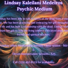 Services ~ Lindsay Kaleilani Medeiros - Psychic Medium